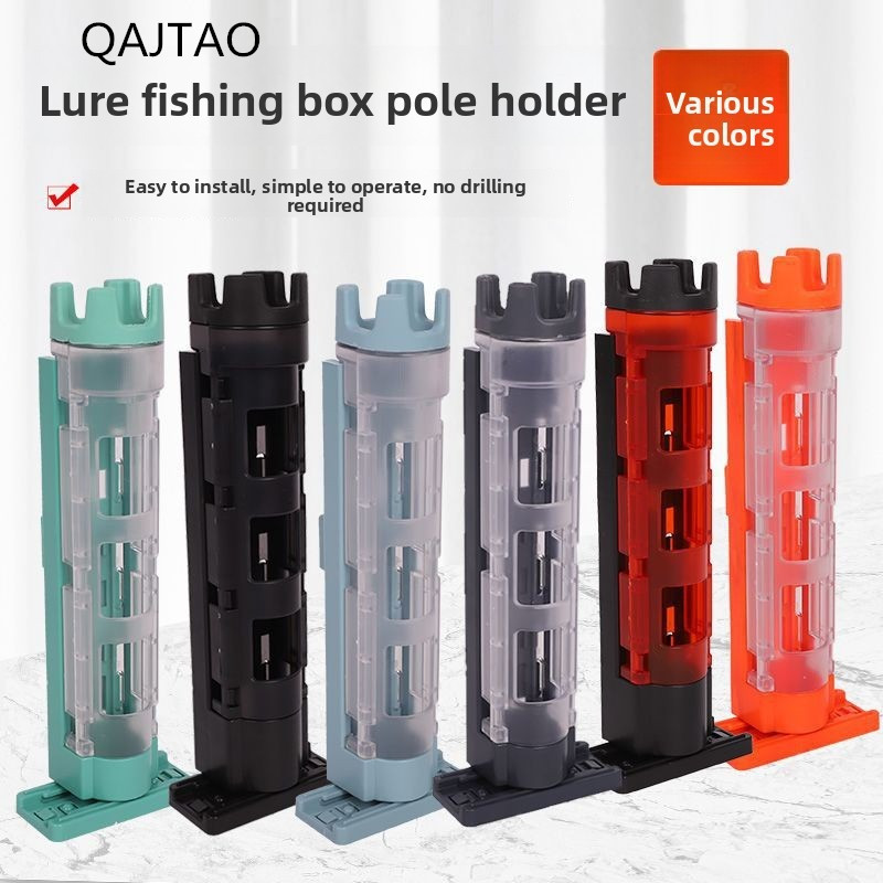 QAJTAO 多機能ポータブル釣り道具箱、ロッドスタンド、釣 - Fishing Rod Case のレビューと価格