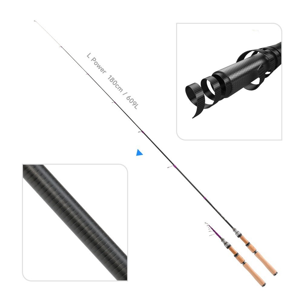 1.8 メートル BFS 専用 L アクション釣り竿チタンチ - Fishing Rod Carbon Fiber のレビューと価格